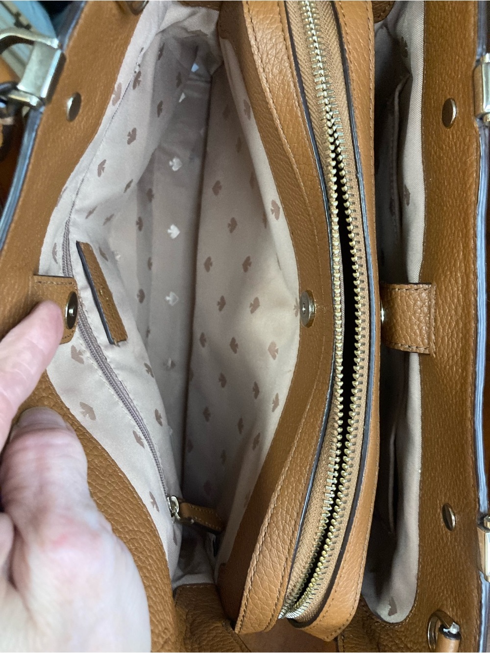 Kate Spade New York Leila Triple Compartment Satchel/Crossbody NWOT - Picture 14 of 15